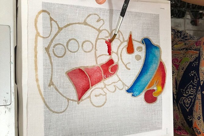 Batik Coloring Workshop by myBatik - Painting Malaysian batik instead of buying it