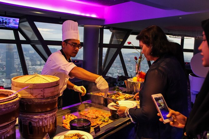 Dining at ORBIT Revolving Restaurant KL Tower with Transfers - What the $118 price really covers