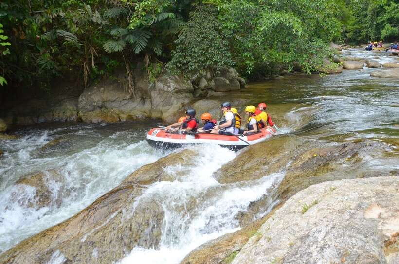 From Kuala Lumpur: Kampar River White Water Rafting - The Kampar River gives you real rapids without an extreme expedition