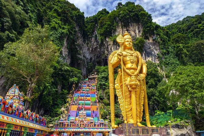 Kuala Lumpur City & Batu Caves Temple Private Tour - Petronas Twin Towers at the one-hour mark