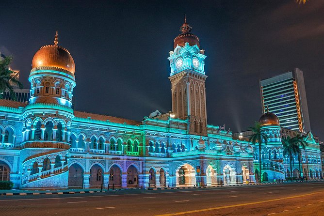 Private Kuala Lumpur City Tour With Petronas Tower & Local Dinner - Little India Brickfields after dark