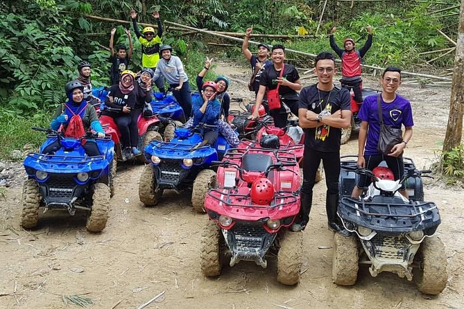 Thrilling ATV Rainforest Off-Road Experience Through Jungle Trail - Learning to control the quad bike